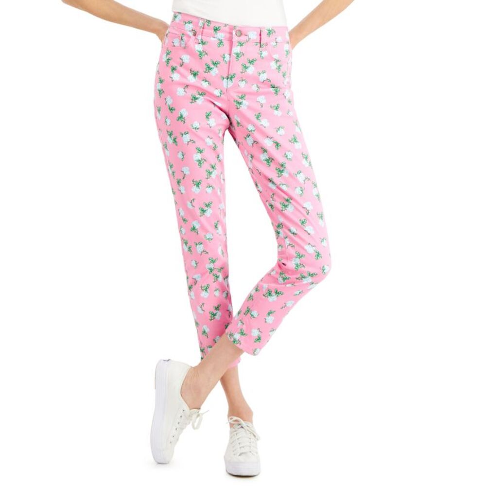 Charter Club Bristol Printed Skinny Ankle Jeans